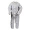 Magid Disposable Coveralls, Collared, Large, SmsSMS, Serged Seam, White CVZ5-L - alternate 2